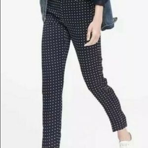 Avery soft print tailored Ankle Pants